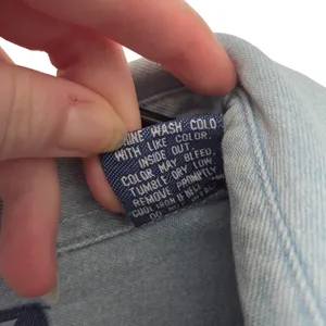 Vintage Real Good Denim By All Sport Denim Long Sleeve Button Up Shirt Small thumbnail 7