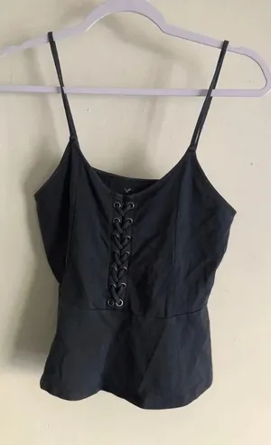 American Eagle strappy tank top sz Medium AEO thumbnail 1