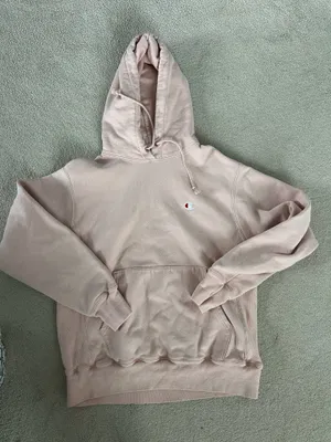 Champion Light Pink Reverse Weave Hoodie thumbnail 2