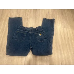 Carhartt Womens Jeans WB160 Vio Size 12x 32 western Workwear cotton thumbnail 4