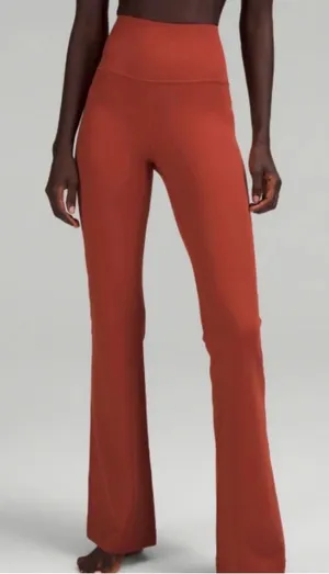lululemon athletica High-Rise Flare Leggings in Rust Cayenne thumbnail 1