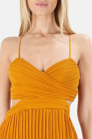 A.L.C. Sienna pleated midi dress thumbnail 4