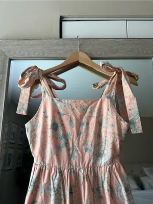 Gal Meets Glam Anthropologie Pink Floral Square Neck Maxi Dress NWT Size 2P thumbnail 3