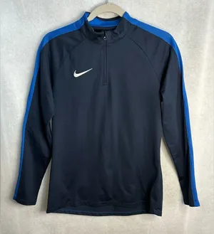 Nike Women’s Navy Dri-Fit Pullover Top thumbnail 1