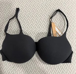 Skims Women’s Everyday Cotton Ultimate Push Up Bra Onyx 38C thumbnail 1