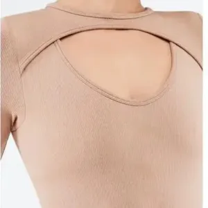 Fabletics NWT Finely Cutout‎ Seamless Bodysuit in Desert Size Small thumbnail 3
