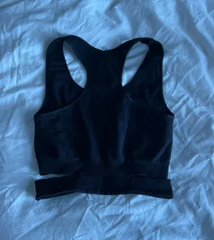 NIKIBIKI Black Side-Cutout Racerback Crop Top thumbnail 3