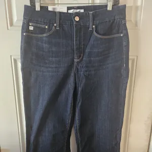 Seven7 Tummyless Jeans Women 10 Dark Wash High Rise Slim Straight NWT thumbnail 3