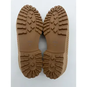 Vivaia Francesca Platform Chunky Heel Penny Minimalist Nude Peach Mesh Loafer 8 thumbnail 8