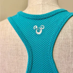 Disney Parks Athletic Performance Racerback Mesh Tank Top Teal Size S thumbnail 8