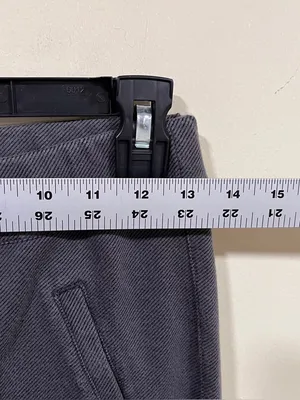 Anthropologie Women's XS Gray Pull on Cargo Pants Cotton Blend slip on thumbnail 2