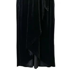 NWT Baltic Born Nadine Velvet Midi Dress Black Size Medium Party Wedding Holiday thumbnail 10