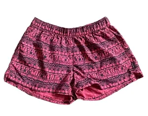 Patagonia Barely Baggies Women’s Small Pink Red Tribal Aztec Hiking Climbing A3 thumbnail 1