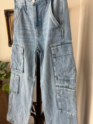 Aritzia Denim Forum '90S MILLIE HI-RISE CARGO JEANS thumbnail 2