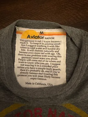 Aviator Nation Gray T-Shirt Mill Valley CA Men’s Graphic Tee-Size Medium thumbnail 4