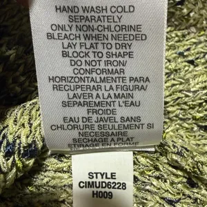 Sigrid Olsen M Knit Tank Top Green Grunge Indie Artsy Boho Alt Minimalist‎ Y2K thumbnail 6
