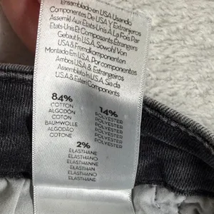 MOTHER Denim Faded Black Skinny Jeans Size 28‎ Made in USA Distressed Gray thumbnail 12