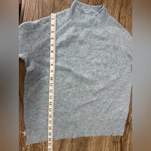 J crew light blue‎ wool blend mock neck sweater size xxs thumbnail 7
