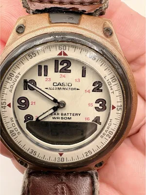 Casio Telememo 30 AW-80 Illuminator Analog Digital World Time 3 Alarm Wristwatch thumbnail 3