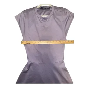 Silence‎ + Noise Sadie Lavender Cutout Mini Dress, XL thumbnail 7