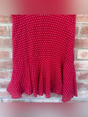 Free People Polka Dot Dress Women’s Small Red White Retro Flounce 1950s Funky thumbnail 9