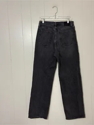 Abercrombie & Fitch 90s Relaxed Criss Cross Jeans Black Size 29 8 High Rise thumbnail 8