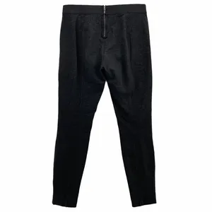 J. Crew Charcoal Stretch‎ Mid Rise Pixie Pant Seamed Skinny Exposed Zipper thumbnail 2