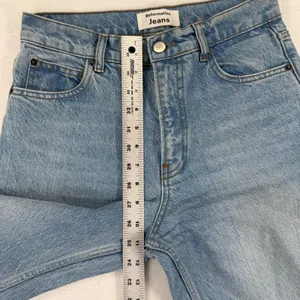 Reformation Montauk Jeans Light Wash High Rise Wide Leg‎ Crop Size 25 thumbnail 6