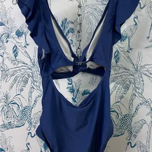 Cupshe Deep Blue Women’s One Piece Swimsuit thumbnail 2