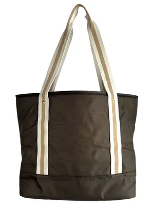 CleverMade Malibu Luxe Tote Bag 15” Laptop Work Travel Shoulder Bag Brown NWT thumbnail 1