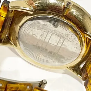 Tommy Hilfiger Women’s Plastic Link Gold Tone‎ Wrist Watch thumbnail 4