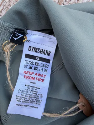 Gymshark High-Waist Leggings in Sage Green thumbnail 2