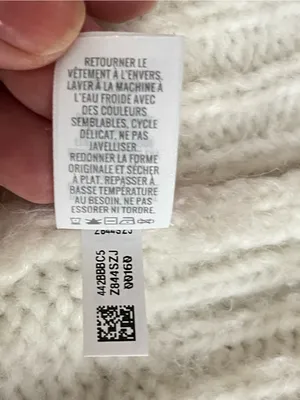 Aerie Pullover Knit Sweater Women's Cream Fair Isle Long Sleeve Sz S/P thumbnail 9