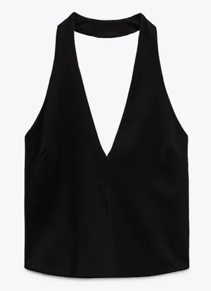 ZARA Top Black thumbnail 1