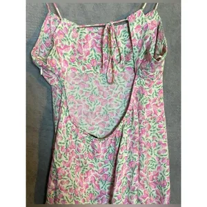 Zara Floral Mini Floral Coquette Preppy Dress‎ Romantic size Large thumbnail 8