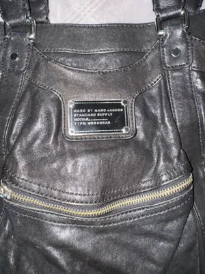Marc by Marc Jacobs Black / silver Leather Large Shoulder Bag 100% lamb skin thumbnail 2