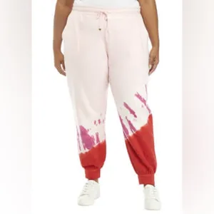 Cabana by Crown & Ivy Pink Tie Dye Joggers thumbnail 2