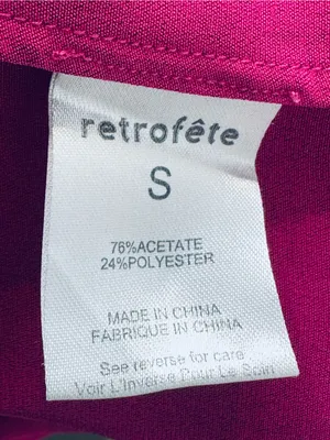 Retrofête Kasha Neon Pink Satin Wide Leg Pant thumbnail 11
