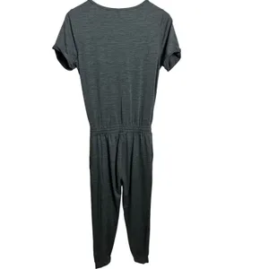 Vuori All Day Jumpsuit Jogger size XS Heather Olive Green Athleisure thumbnail 3
