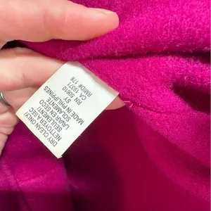 90’s Y2K Anne Klein Fuchsia Magenta Pink Wool Blazer Jacket Boiled Wool medium‎ thumbnail 5