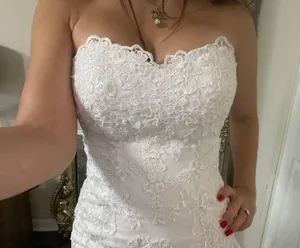 Wedding Dress White Size 2 thumbnail 4