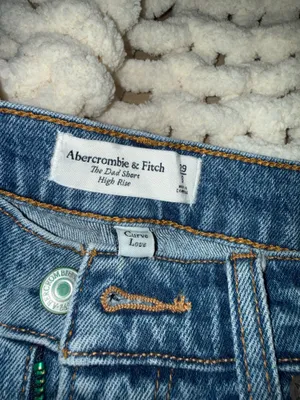 Denim Abercrombie Shorts High-Rise thumbnail 2