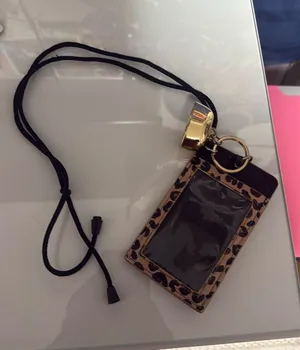 Bath & Body Works Cheetah Print Id holder thumbnail 1