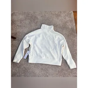 Alo Yoga Polar Fleece Hazy Pullover - Ivory thumbnail 6