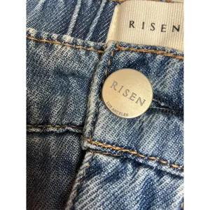 Risen Jeans Blue Denim High Low Tiered Ruffle Maxi Skirt RDS6280 Large‎ thumbnail 10