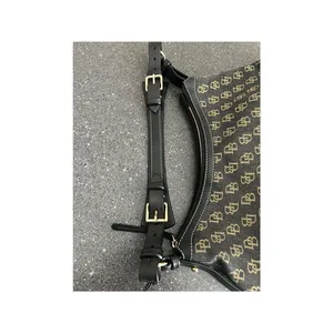 Dooney & Bourke Canvas Leather Hobo Shoulder Bag Vintage Y2K Monogram thumbnail 16