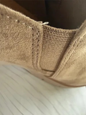 Dr. Scholl's Nice Day Now Women's Suede Slip-On Loafer in Taupe thumbnail 14