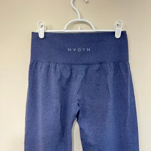 NVGTN Blue NV Seamless Leggings High Rise Medium thumbnail 3