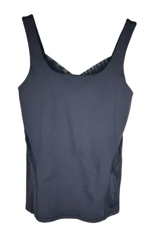 Lululemon Athletica Black Crisscross Back Tank Top Size 6 thumbnail 1