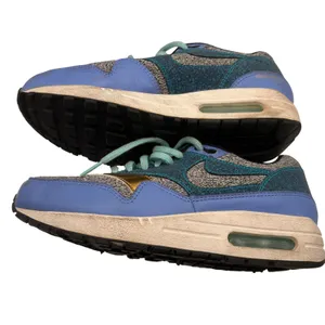 Nike Air Max Blue Gray Yellow Athletic Sneakers Size 7.5 Casual Sport Shoes thumbnail 7
